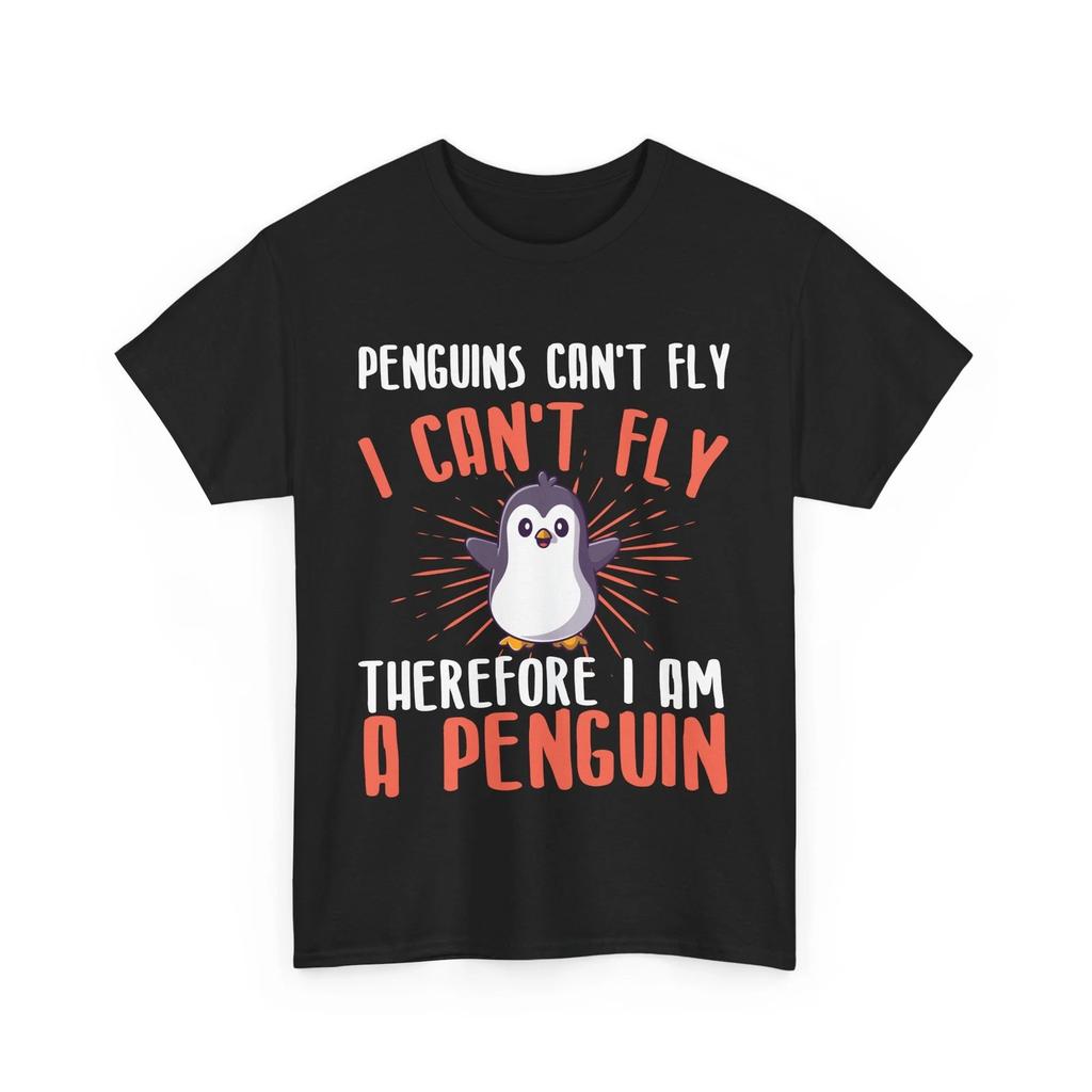 Penguin Shirt, Penguins Can't Fly Animals Winter Season Lovers Women Men Shirt