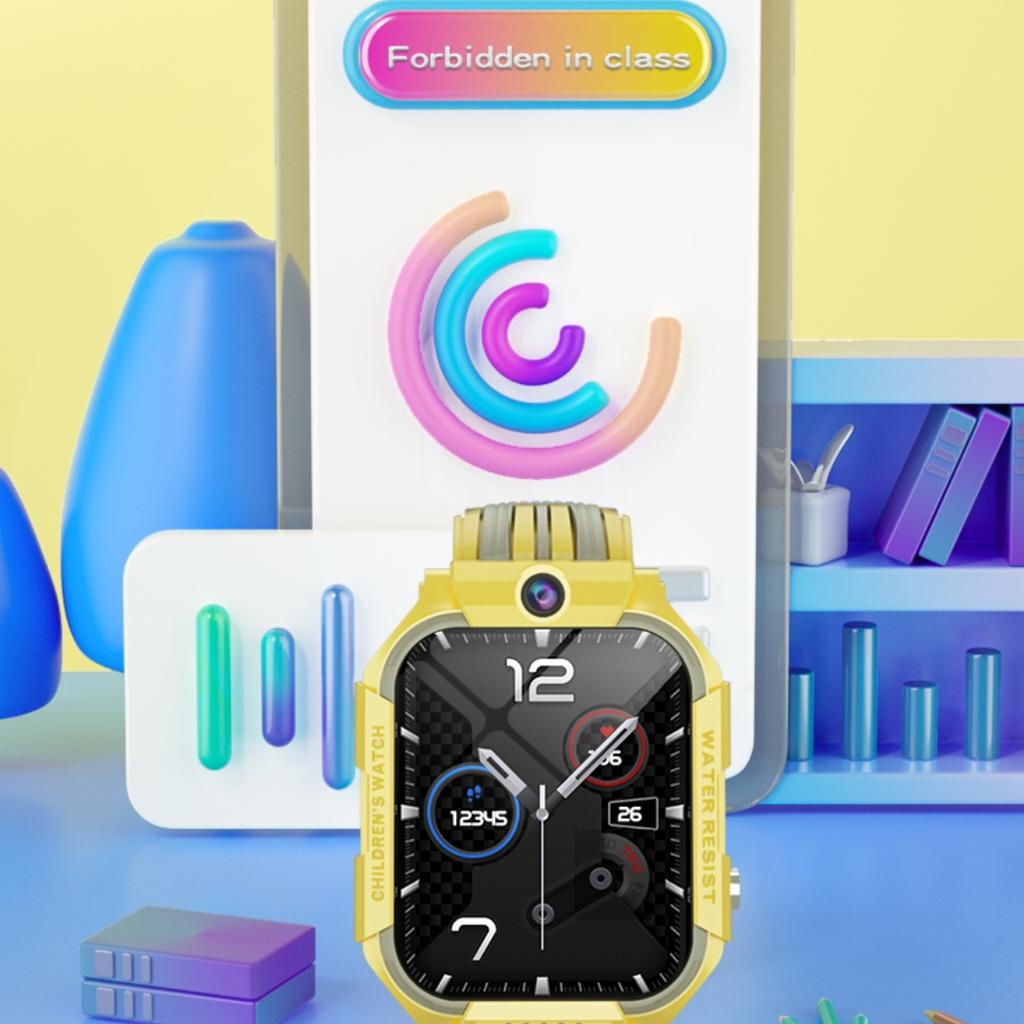 Rainbuvvy GS35 Четырехъядерный процессор 1,83 дюйма Экран 1 ГБ + 8 ГБ LTE 4G 2 МП Двойная задняя камера ОС Android Смарт-часы Антенна Сенсорная панель WIFI Смарт-часы