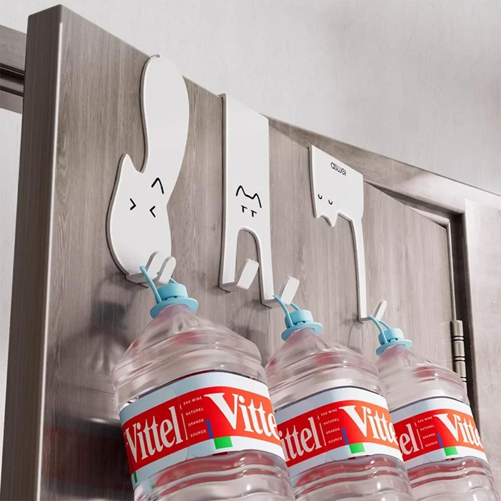 Отдельные небольшие вешалки для дверей Крючки для дверей без отверстий Стеллажи для хранения Дверцы кухонных шкафов Головные уборы Настенные вешалки для пальто