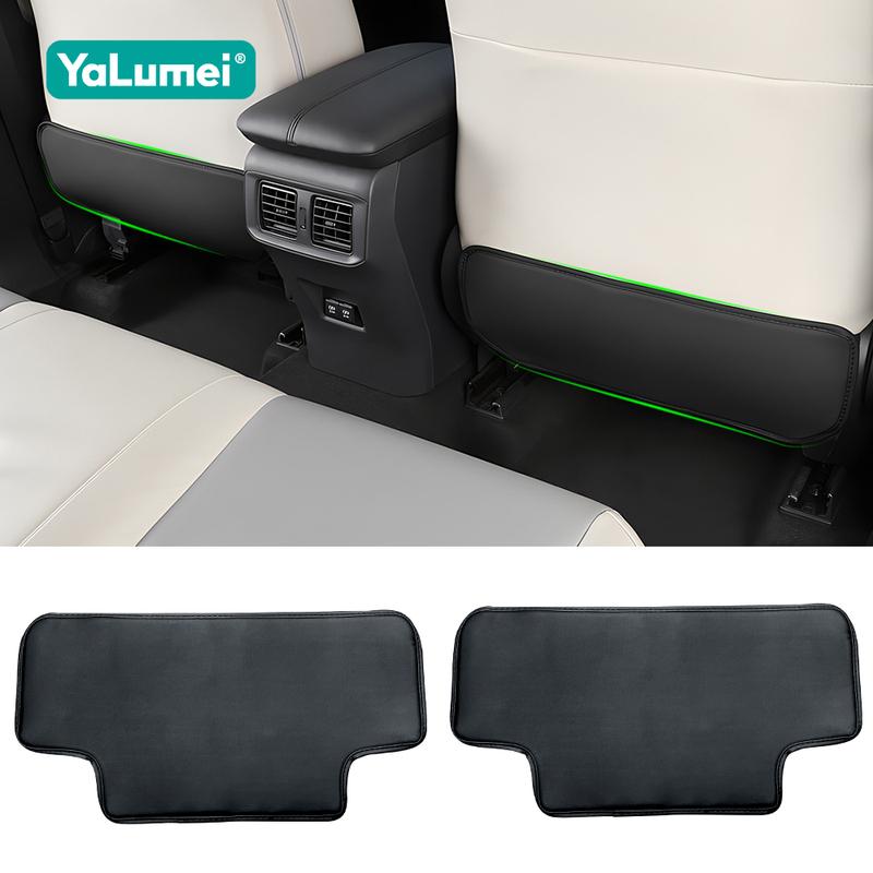 Car Seat Anti-Kick Mats Anti-Dirty Pads For Toyota Corolla Prius Land Cruiser Rav4 Yaris Hilux CHR Camry Highlander Prado Sienna