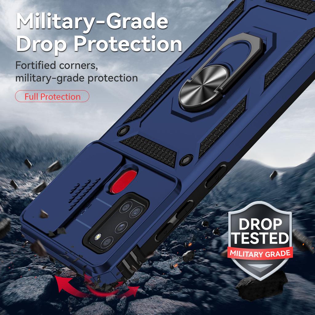 Чехол-подставка с кольцом для Samsung A21S, чехол Galaxy a21s, защитный чехол для телефона с защитой от падения, чехол для телефона Samsung Galaxy A21s A21 S