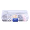 Grommets 4.5mm Plated Copper Metal Grommet Kit with Storage Box for Clothing Modification DIY