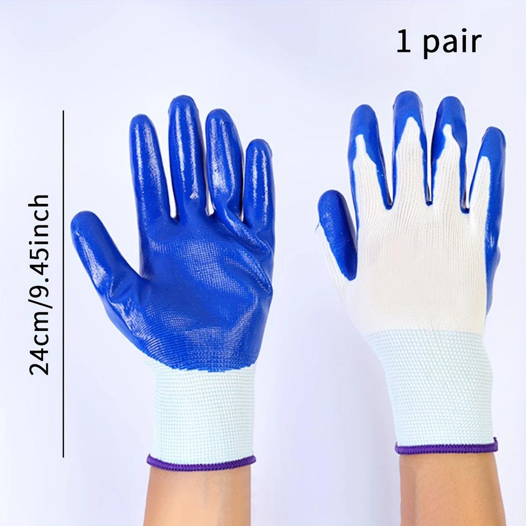 Thin Latex Non-slip Wear-resistant Work Gloves, Rubber Dip Glue Rubber Skin Thickened Thin Gloves, Labor Protection