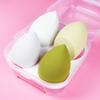 1/4/pcs Makeup Blender Cosmetic Puff Makeup Sponge with Storage Box Foundation Powder Sponge Beauty Tool Women Make Up