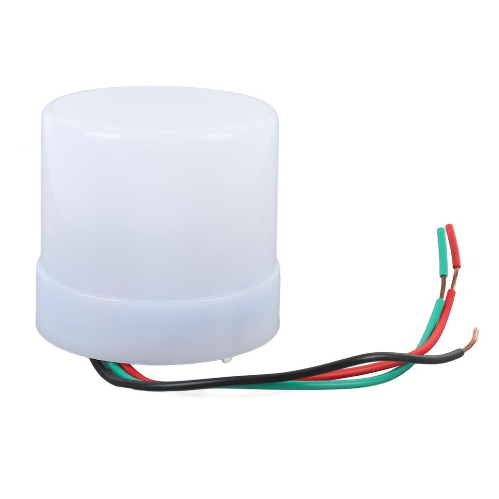 Light Control Sensor Outdoor Lighting Photocell 25A Dusk to Dawn Hard Wired Automatic On Off with
