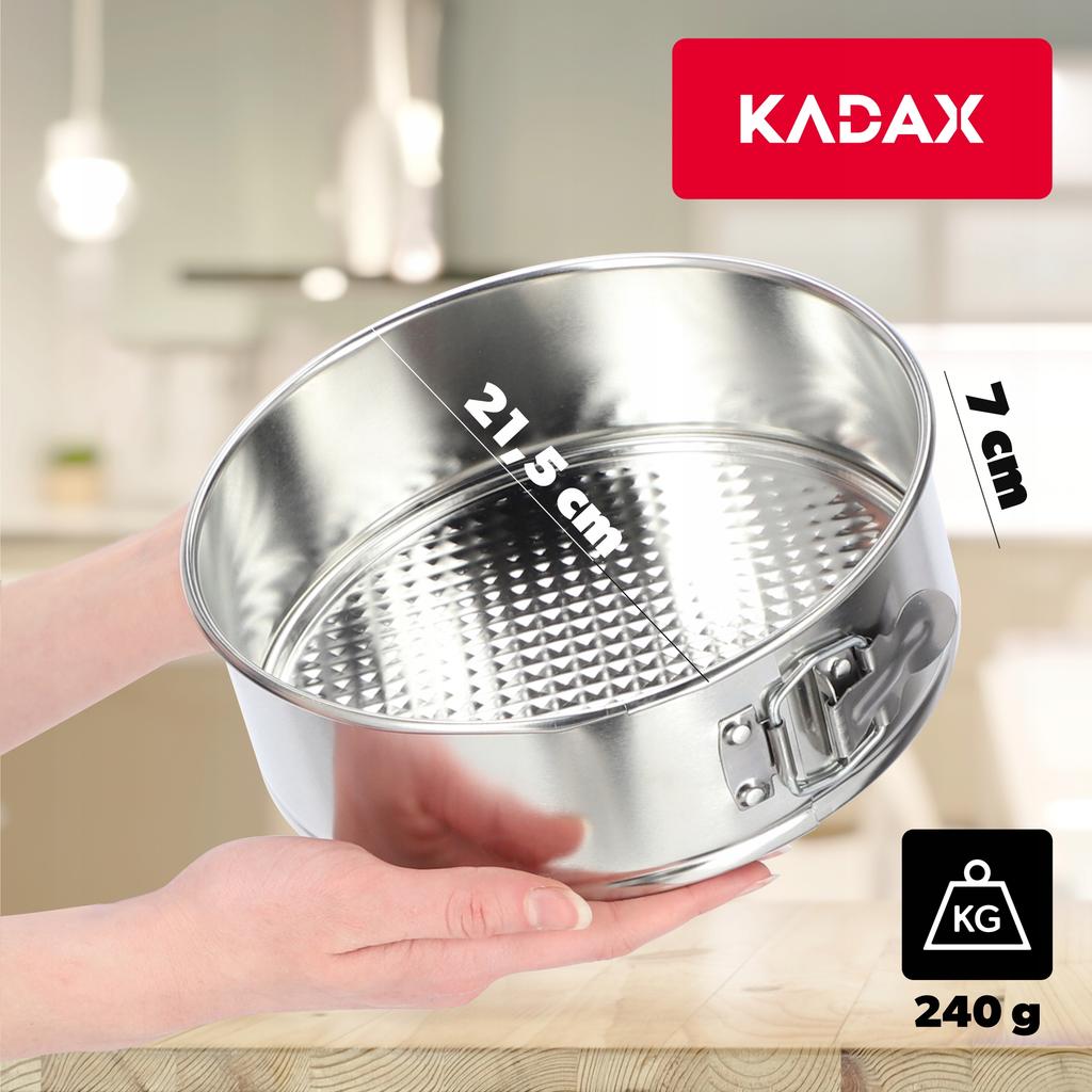KADAX Tortownica Okrągła Blacha Forma Do Pieczenia