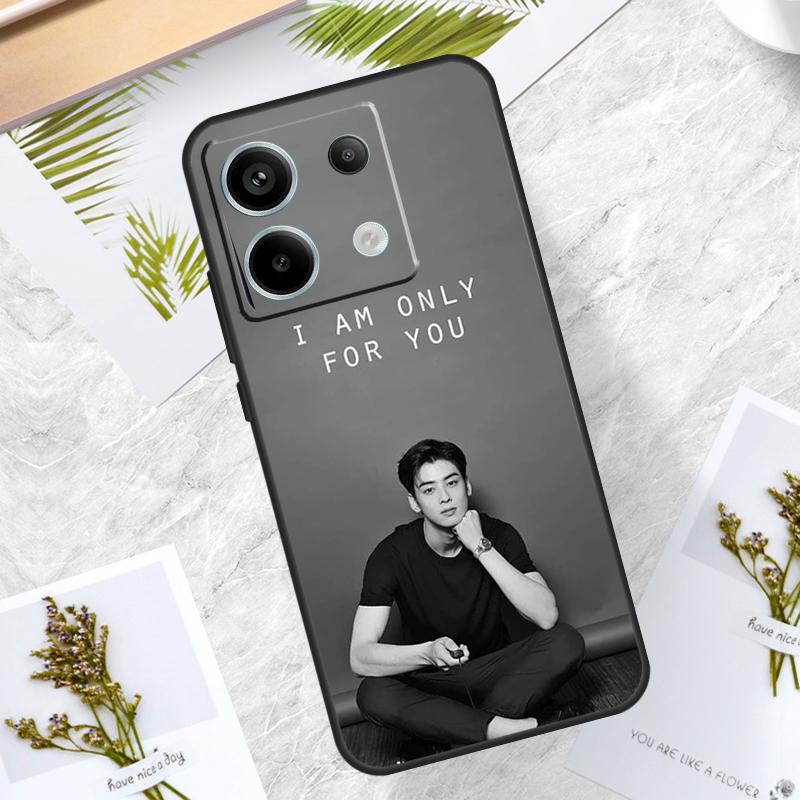 Ча Ын У корейский актер певец Чехол Для Xiaomi Redmi Note 13 Pro 12 11 10 9 9S 10S 11S 12S Чехол Для Redmi 12C 9C 10C 13C