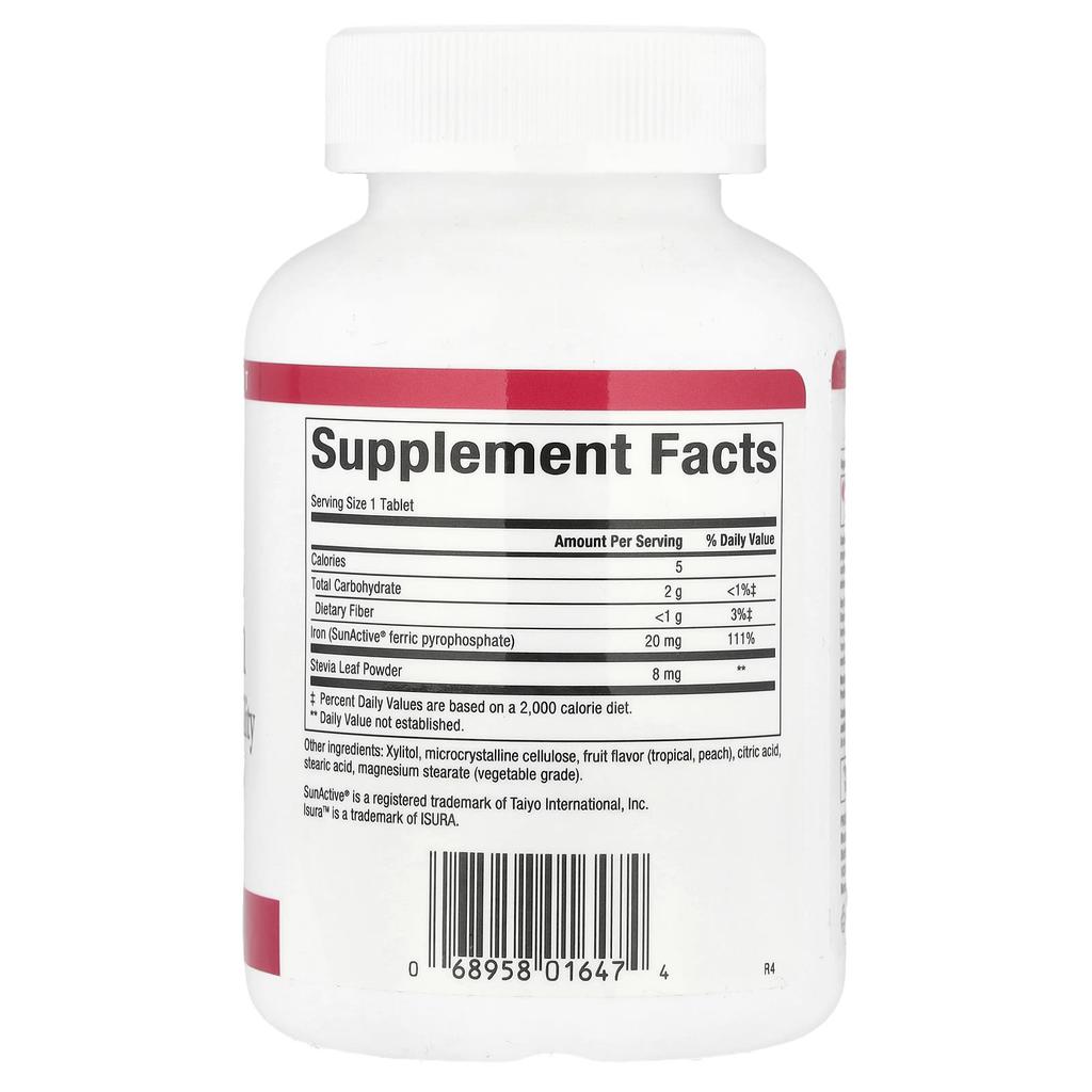 Easy Iron, 20Mg, Chewable 60 Tablets