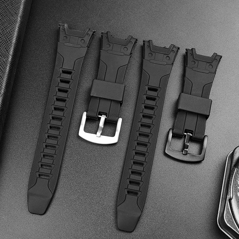 Для часов Casio PROTREK PRG-110Y PRG-110C PRW-1300Y PRW-1500Y PRG-130Y смоляной Спортивный ремешок 26 мм Силиконовый ремешок для часов Аксессуары