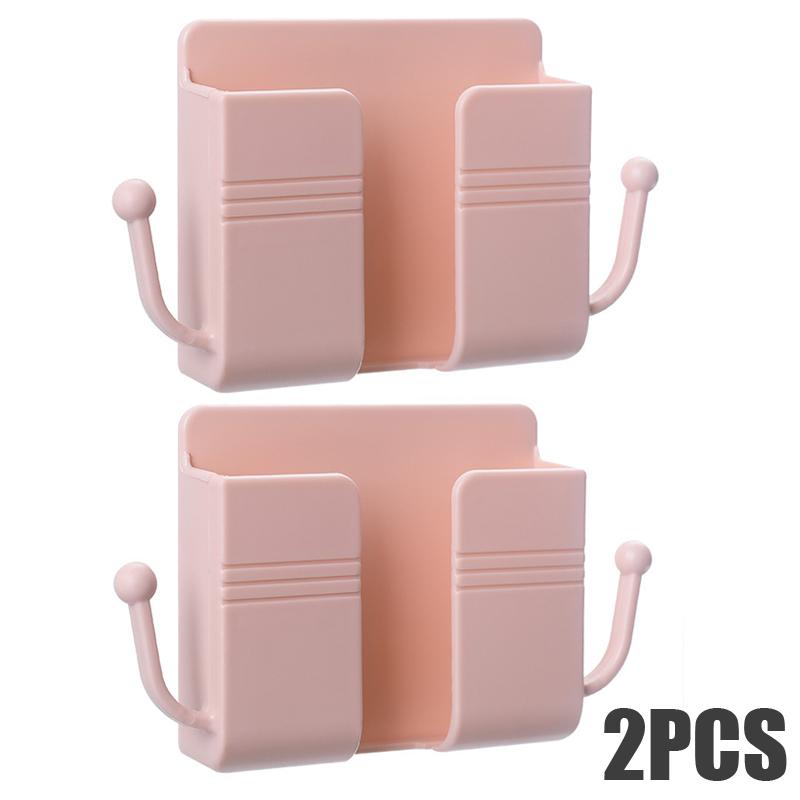 4/2/1 шт. Многофункциональный настенный держатель для телефона с крючками для хранения, домашний органайзер, клейкие кронштейны для пульта дистанционного управления, стойки