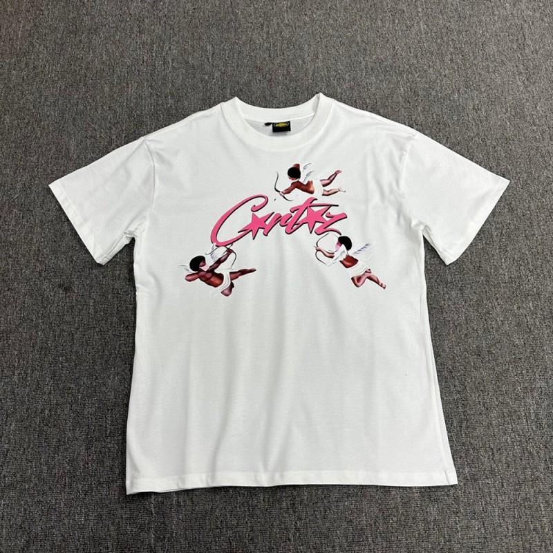 Unisex Oversized Streetwear Tee With Retro Geometric Print Cotton T-Shirt Men Women