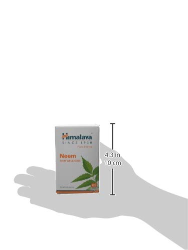 Himalaya 4 x таблетки для здоровья кожи Ним, 60 таблеток в каждой. Натуральные травяные добавки для снятия акне и ухода за здоровой кожей