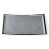 Made In Japanese U Silver SL X 33cm X J-kitchens Placemat, Japan, Tray, 4-Shaku Line, Pear-Ground, Black, (42.5cm 2cm)