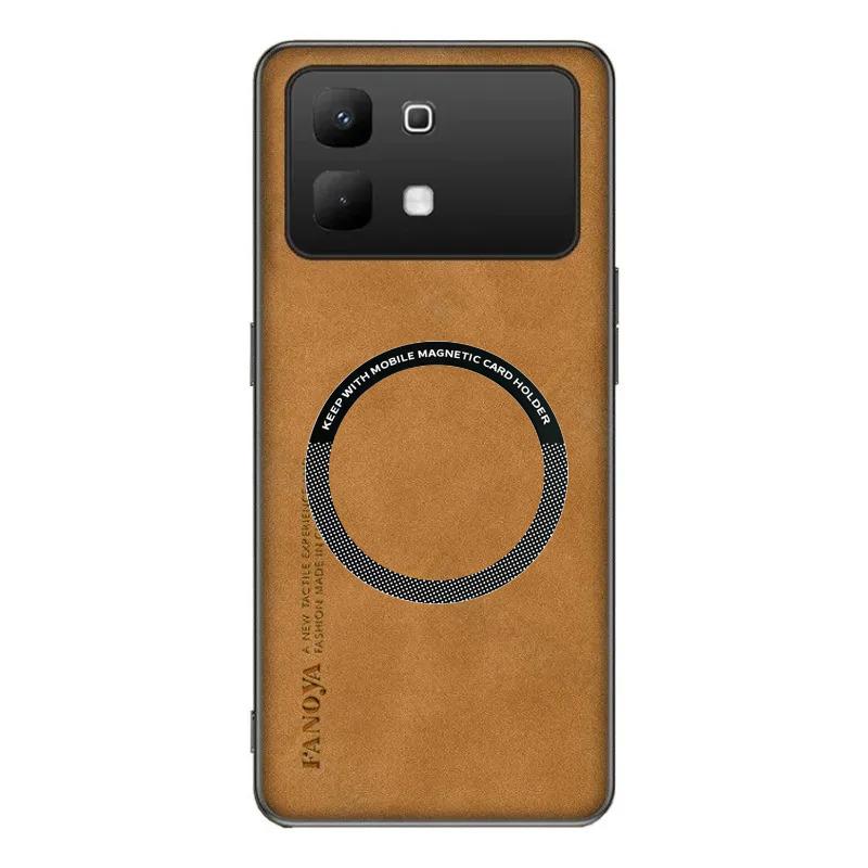 Роскошный ультратонкий чехол из овчины для Infinix Note 60 Pro 50 Pro Plus 50X/S 40 Pro, магнитный, защитный от падений, приятный для кожи