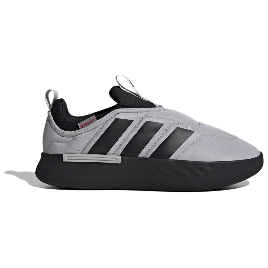 adidas Adipuff Нескользящие Износостойкие Низкие Повседневные Кроссовки Унисекс Серый Черный JP7706