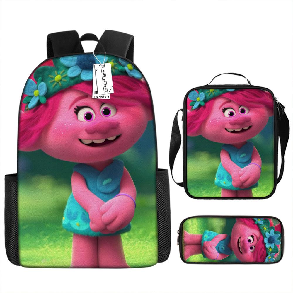 Magic Hair Elf School Bag Trolls Trolls, Ugly Baby Backpack Student School Bag Outdoor Cartoon Children'S Backpack