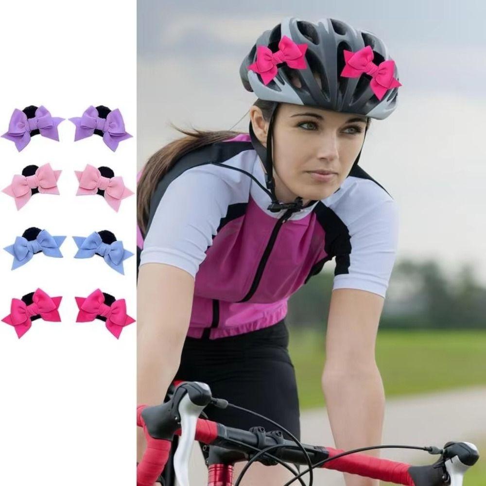 2 шт. бабочка узел мотоциклетная шапка украшение бант мото шлем уши езда на лыжах