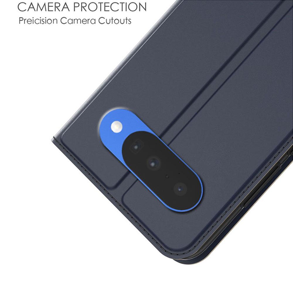 Для Google Pixel 10 Чехол из ПУ кожи Чехол для телефона с держателем для карт и подставкой