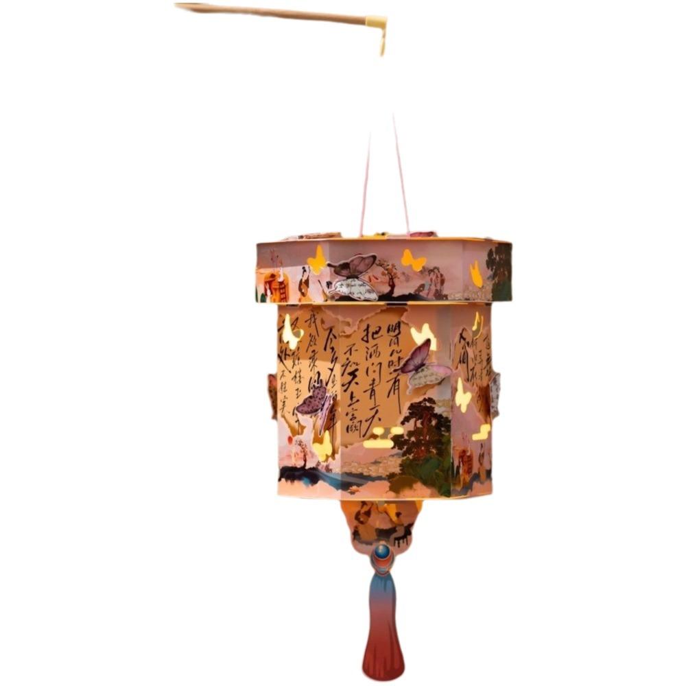 Lightweight Mid-Autumn Festival Lantern Glowing Hanging LED Lantern Holiday Decorations