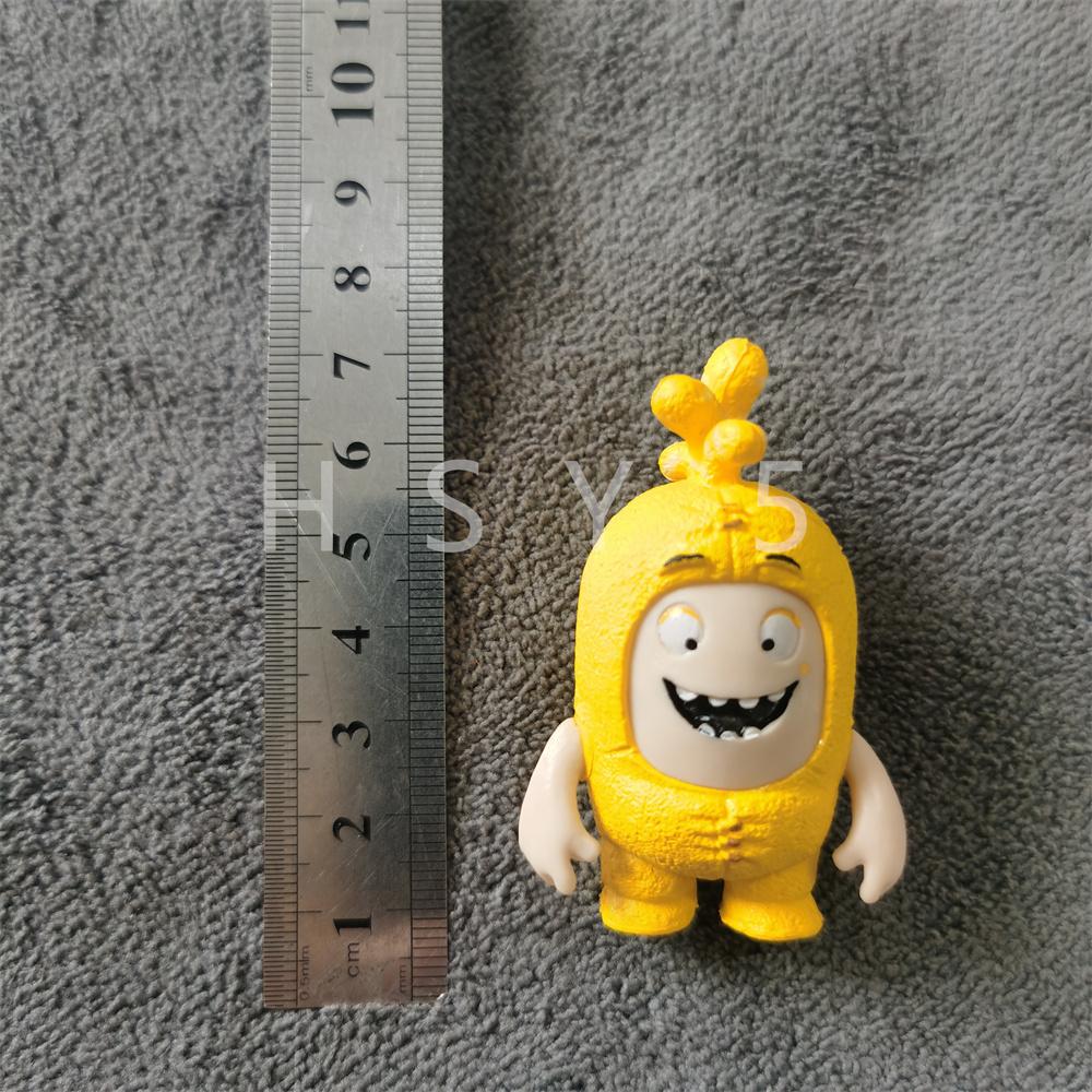 7 шт./комплект Аниме Мультфильм Oddbods Милые Игрушки Куклы ПВХ Фигурки