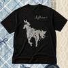Deftones Horse Graphic Unisex Black T-shirt S-