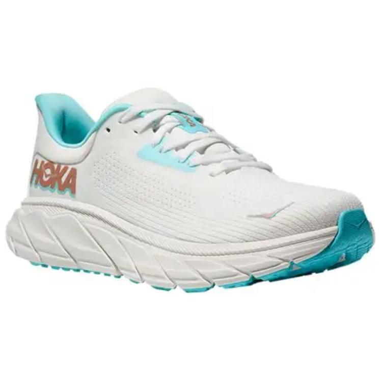 HOKA Arahi 7 Frost Rose Gold Women Sneakers White 1147851-FTRS