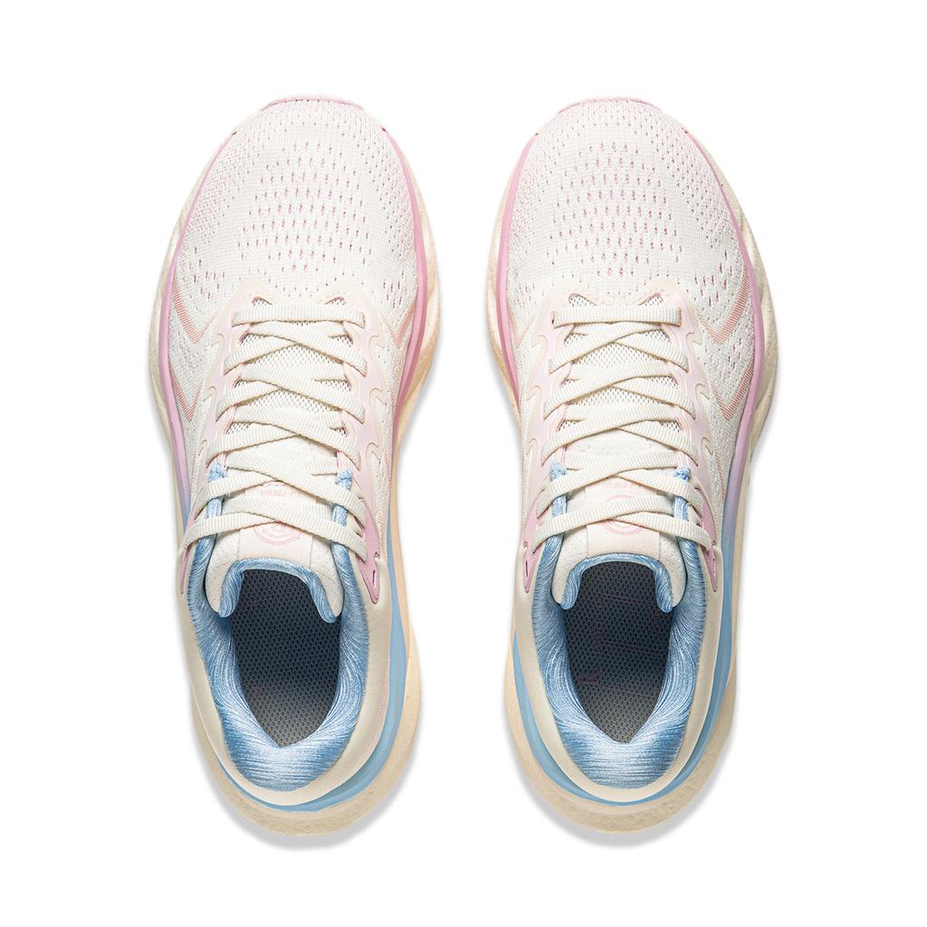 Кроссовки Li Ning Arc CRC с амортизацией, износостойкие, нескользящие, с низким верхом, женские кроссовки бежево-розового цвета AZGU006-6