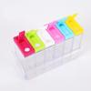 6Pcs/Set Seasoning Box with Tray Condiment Storage Plastic Moisture-Proof Salt Jar