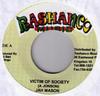 7-дюймовая пластинка JAH MASON - Жертва общества НИКАКОЙ Rashanco Music 2004 Ямайка Регги, Ска и Даб Б/У