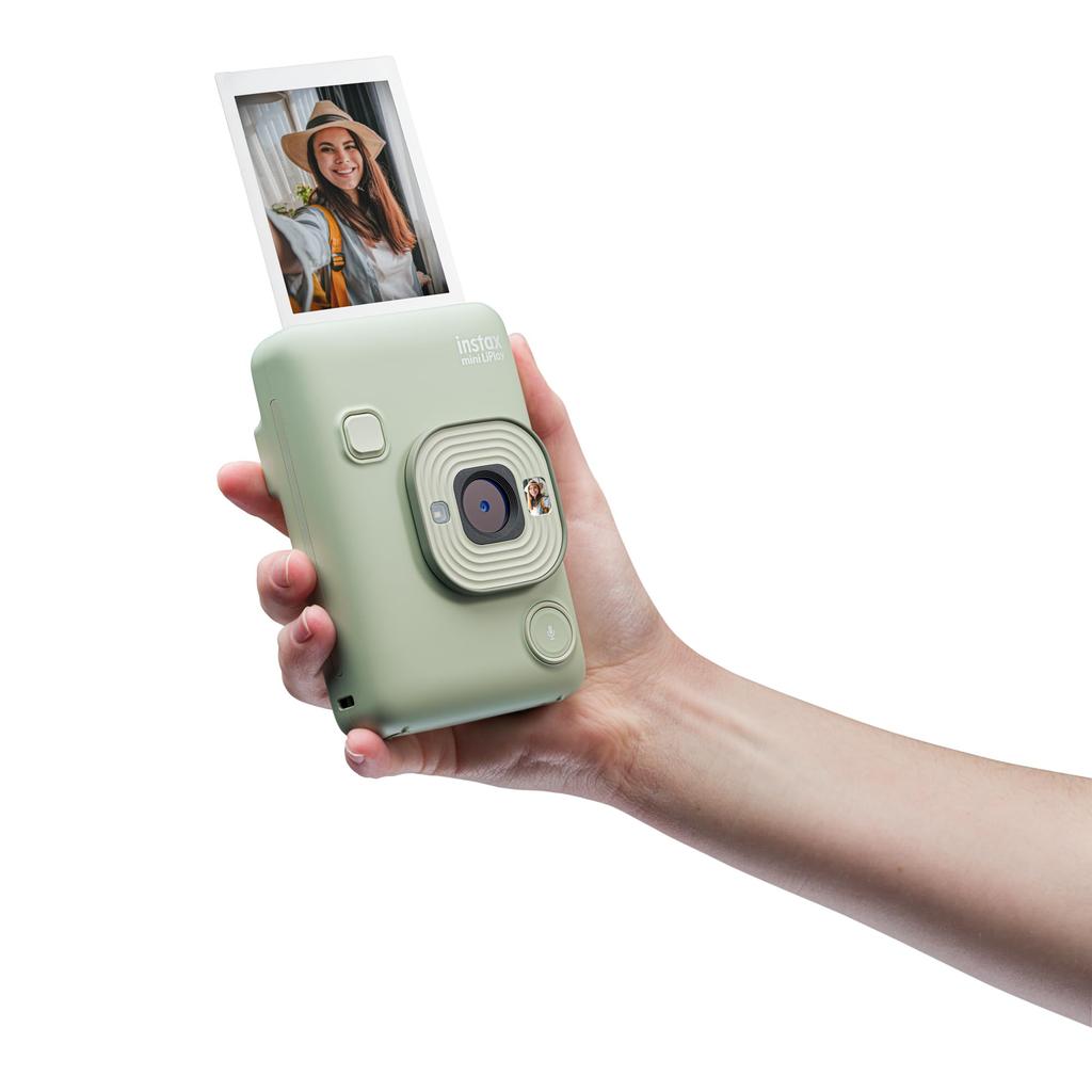 Fujifilm INSTAX Mini LIPLAY Гибридная моментальная камера Цвет маття Зеленый -