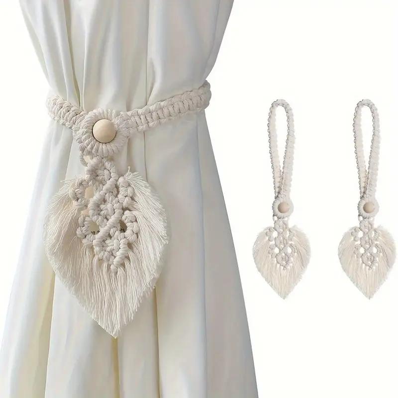 Ручной работы Шторы Дверные ремни для штор Богемные шторы Подхваты для штор Украшения для отелей Домашние шторы Ремень Веревка