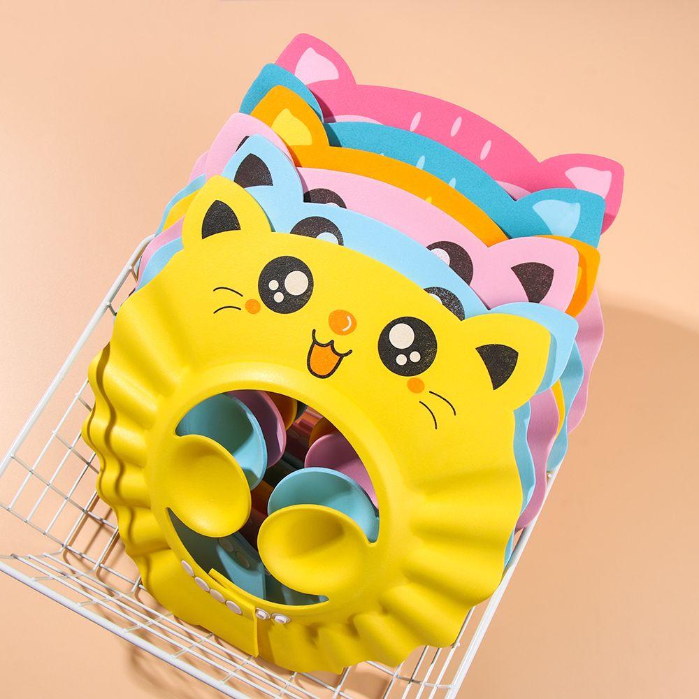 Child Kids Waterproof Portable Adjustable Bath Visor Shampoo Hat Wash Hair Shield Baby Shower Caps
