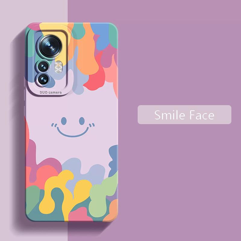 Силиконовый чехол с рисунком улыбки для Xiaomi Poco X5 F5 Pro Mi 14 13 12 11T 13T 11 Lite 5G NE 12T Pro, мягкий, противоударный, с полным покрытием