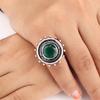 Green Onyx Gemstone 925 Sterling Silver Jewelry Handmade Ring Gift For Friend RR-49-20