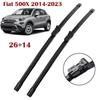 Комплект передних стеклоочистителей 26"+14" для Fiat 500X 2014-2023, Подходит для Fiat 500L, Fiat Toro, Jeep Renegade, Jeep Compass MK2