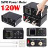 CQV-SWR120 120 Вт Цифровой измеритель КСВ и мощности стоячей волны 240 * 240 Полноцветный HD-дисплей 1,8-54 МГц Высокая сигнализация КСВ