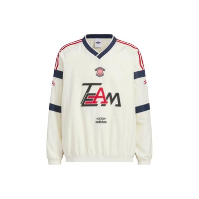 Оригинальный трикотажный пуловер FW25 Team свободного кроя с V-образным вырезом, мужская спортивная толстовка KC0112