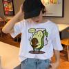 Avocado Vegan T-Shirt Short Sleeve Cute Fashion T-Shirt Womens Female Cartoon Clothes Harajuku Ullz