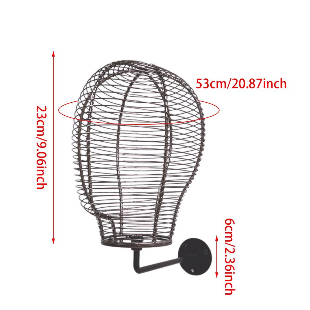 Wall Mount Mannequin Head Hat Display Stand,Hat Rack,Wig Holder,for Headphone Headband Cap