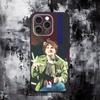 Милый Чехол для Телефона с G-Gerard Way Для iPhone 16,15,14,13,12,11,Pro,Max,Plus,X,XS,SE,E,Mini,Мягкий Силиконовый Черный Чехол