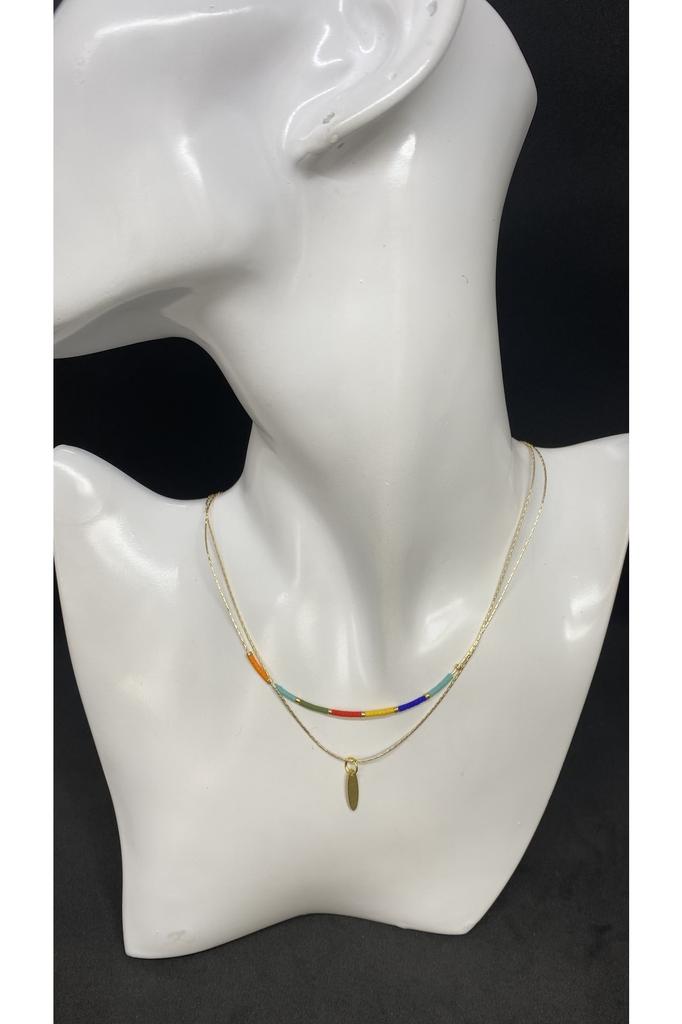 Подарок на день рождения, этническое подлинное хиппи, богемное модное ювелирное ожерелье ручной работы