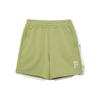 New MLB Mlb Base Logo Casual Shorts Unisex Olive Green 3ASPB0433-43OLL
