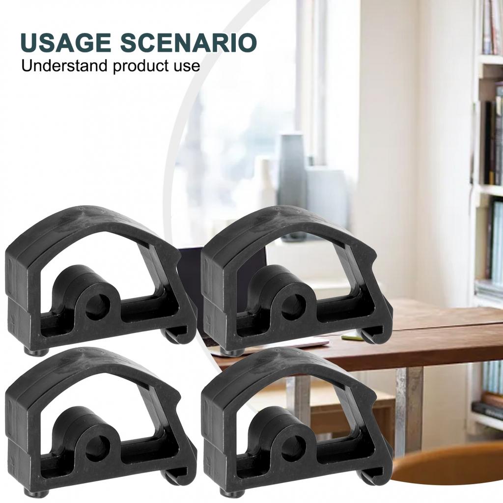 Black Workbench Leg Catch Removeable Replacement Parts Reuseable