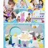 12 Pieces Soft Building Blocks Silicone Suction Toys Window Toys Bathtub Animal Shape Toys Pop Squigz Sucker Funny Model Construction Toys