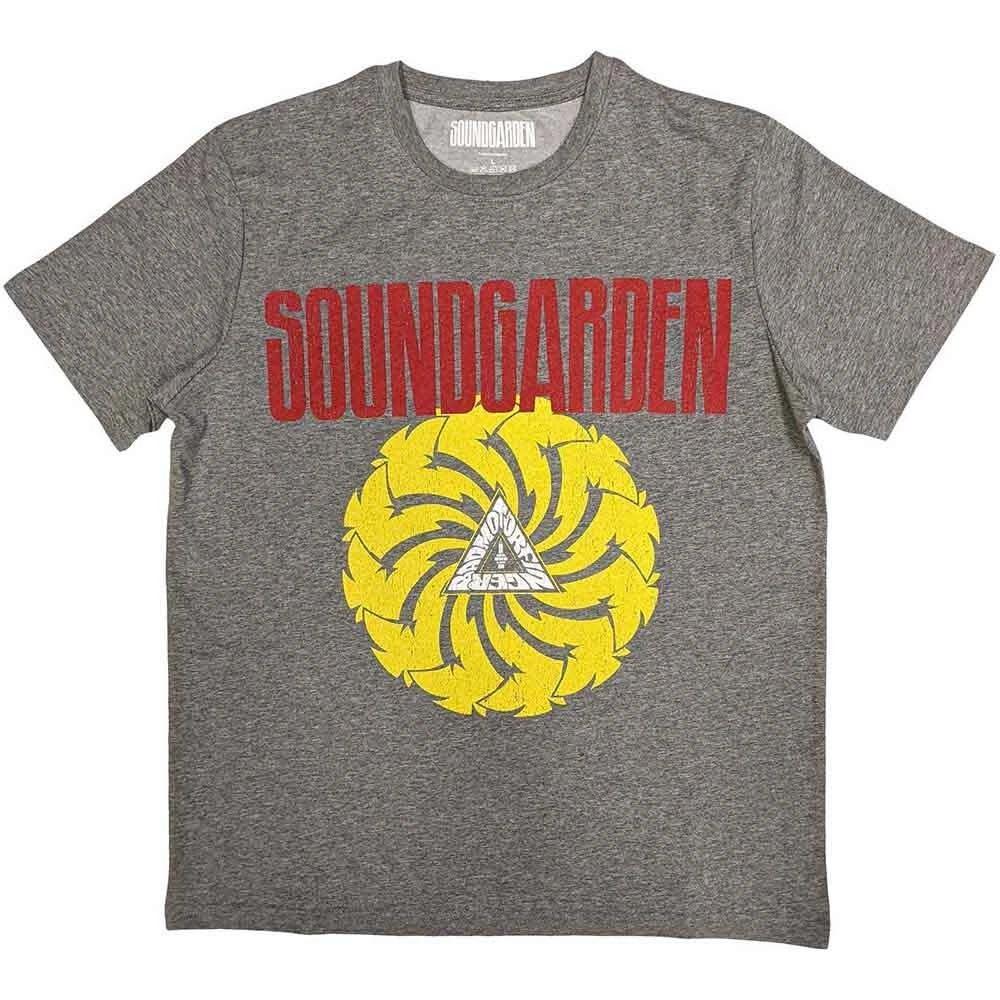 Soundgarden 'Badmotorfinger V.1' Grey T shirt - NEW