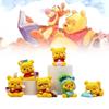Charming Pooh Bear Pvc Figurine Set Perfect Birthday Gift For Kids And Collectors