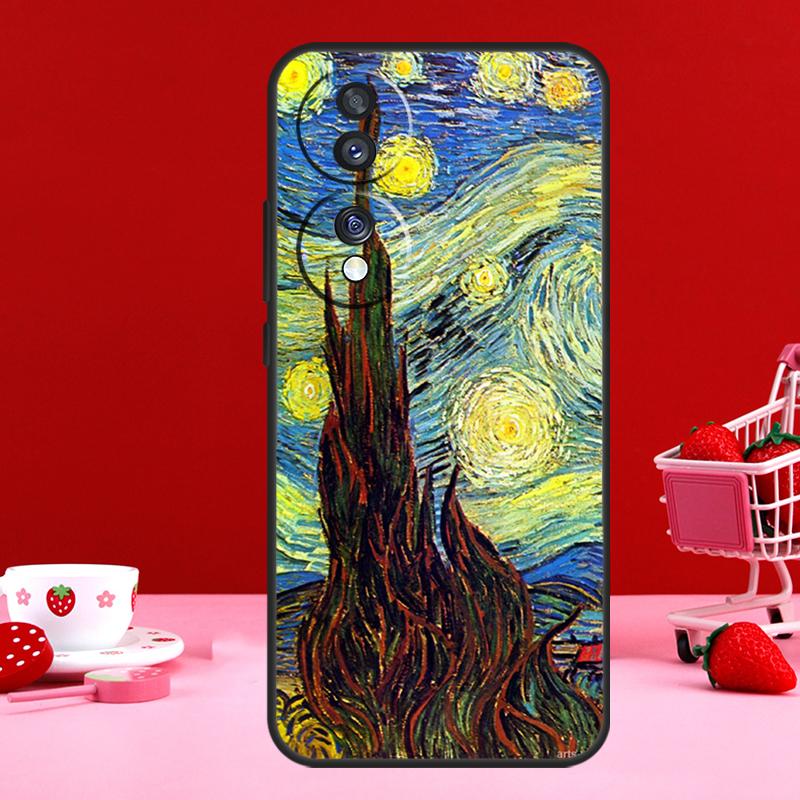 Масляная картина Ван Гога Чехол для Honor Magic 7 5 6 Pro V5 Для Honor 200 400 50 70 90 Lite X8a X8b X9a X9b X9c Чехол