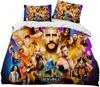 Игра про рестлинг WWE EAW Комплект постельного белья Мода Рестлинг Спорт Американская мечта Коди Роудс Пододеяльник Комплект одеяла для кровати