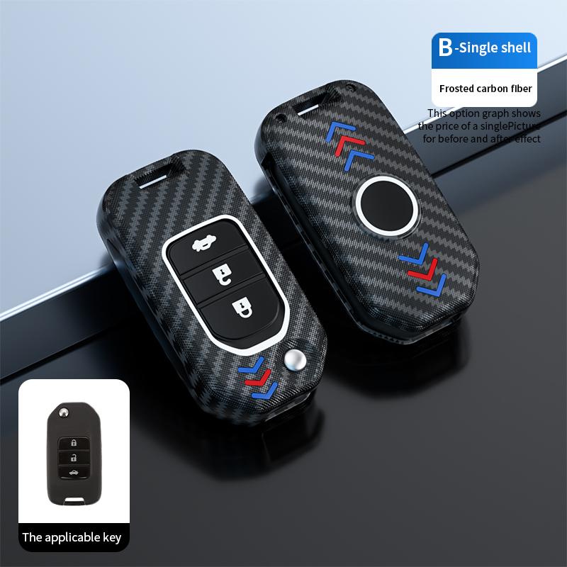 Чехол для автомобильного ключа с узором из АБС-пластика для Honda Civic HRV CRV XRV CR-V Crider Odyssey Pilot Fit Accord Protector