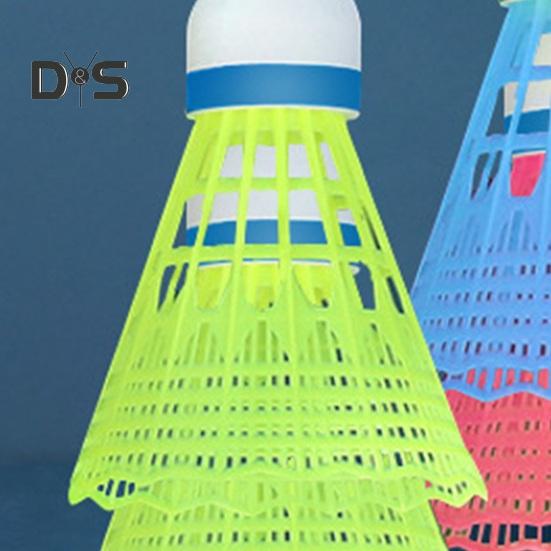 3/4 /8 шт. светодиодных воланов для бадминтона, долговечные, видимые ночью, нейлоновые светящиеся воланы, ветрозащитные, освещение для бадминтона для ночной игры